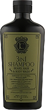 Düfte, Parfümerie und Kosmetik 3in1 Shampoo  für Bart, Haar-und Körper - Lavish Care 3 in 1 Shampoo Beard Hair & Body Wash