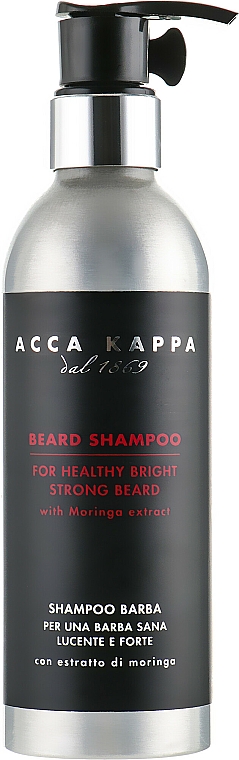 Stärkendes Bartshampoo mit Moringa-Extrakt - Acca Kappa Beard Shampoo — Bild N1