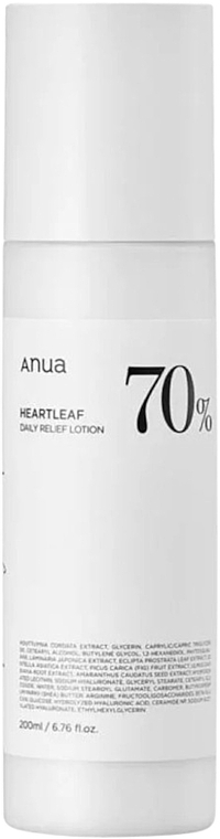 Nährende Gesichtslotion - Anua Heartleaf 70% Daily Relief Lotion — Bild N1