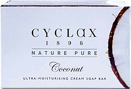Düfte, Parfümerie und Kosmetik Feuchtigkeitsspendende Cremeseife mit Kokosduft - Cyclax Nature Pure Coconut Ultra-Moisturising Cream Soap Bar