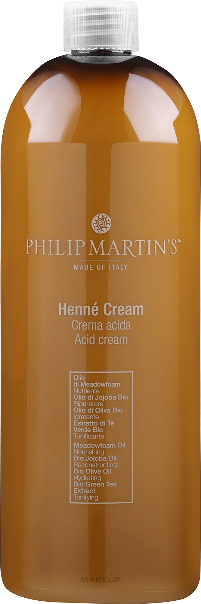 Oxidationscreme für Henna - Philip Martin's Henne Cream — Bild 500 ml