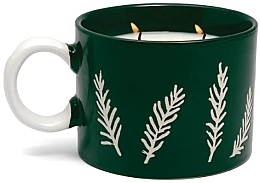 Düfte, Parfümerie und Kosmetik Duftkerze grün - Paddywax Cypress & Fir Green Ceramic Mug Candle