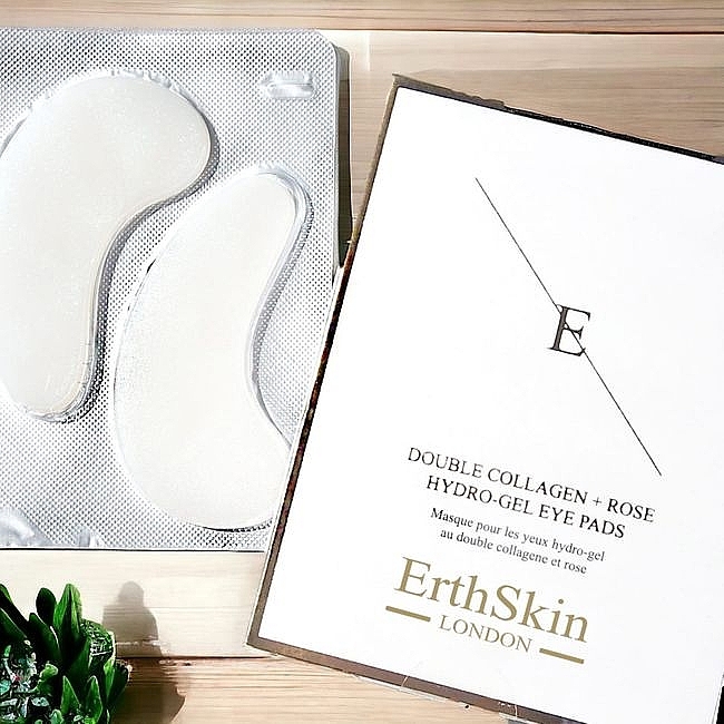 Hydrogel-Augenpads mit Kollagen und Rosenextrakt - ErthSkin London Double Collagen + Rose Hydro-Gel Eye Pads — Bild N3