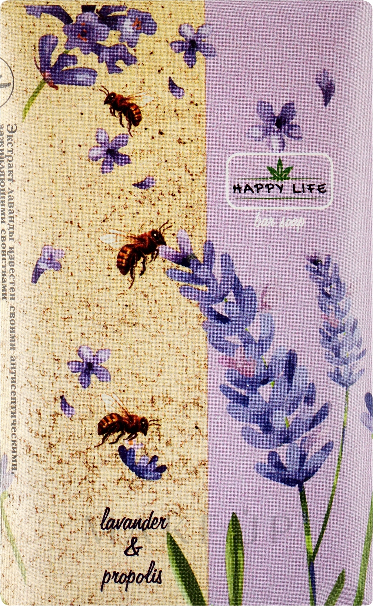 Feste Seife Lavendel und Propolis - Happy Life — Bild 180 g