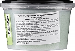 Klärendes Körperpeeling mit Bio Zitronengras und braunem Zucker - Organic Shop Body Scrub Lemongrass and Sugar — Bild N2