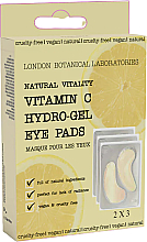 Düfte, Parfümerie und Kosmetik Hydrogel-Augenpatches mit Vitamin C - London Botanical Laboratories Vitamin C Hydro-Gel Eye Pads