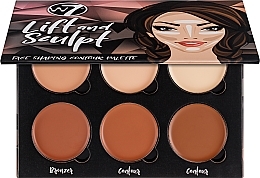 Konturierpalette für das Gesicht - W7 Lift & Sculpt Face Shaping Contour Palette — Bild N1