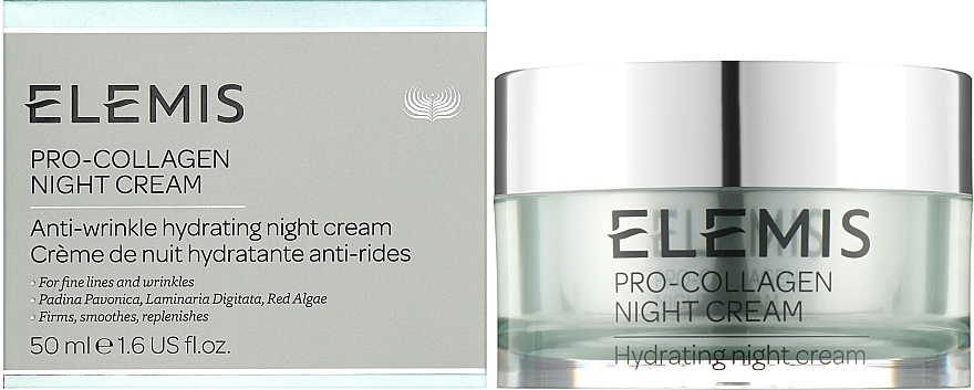 Feuchtigkeitsspendendes Gesichtscreme-Gel mit Kollagen - Elemis Pro-Collagen Night Cream — Bild N2