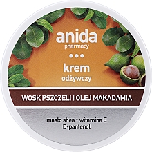 Düfte, Parfümerie und Kosmetik Pflegende Gesichtscreme mit Bienenwachs, Vitamin E und Macadamiaöl - Anida Pharmacy Nourishing Cream