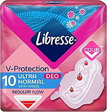Düfte, Parfümerie und Kosmetik Podpaski, 10 szt. - Libresse Ultra Thin Normal Soft Deo