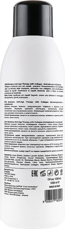 Anti-Aging Shampoo mit Kollagen - Nua Pro Anti-Age Therapy With Collagen Shampoo — Bild N2