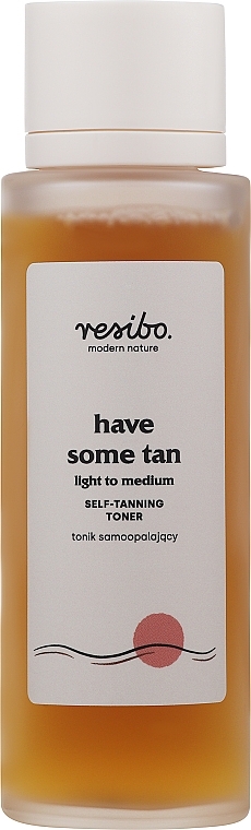 Natürlicher selbstbräunender Toner für das Gesicht - Resibo Have Some Tan! Natural Self-Tanning Toner — Bild N1