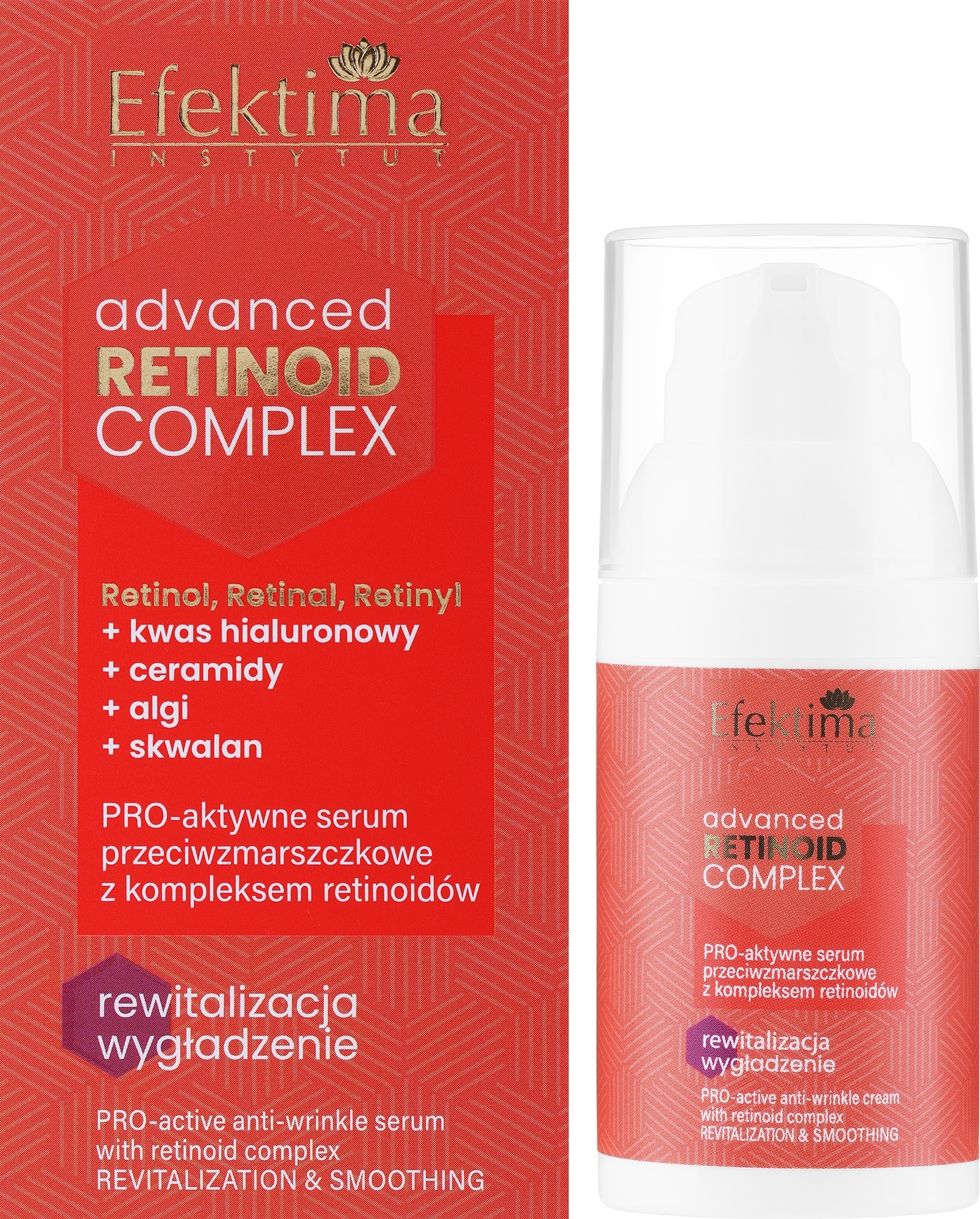 Aktives Anti-Falten-Serum mit Retinoid-Komplex - Efektima Instytut Advanced Retinoid Complex — Bild 30 ml