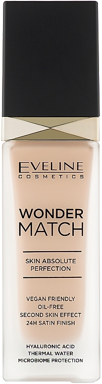 Ölfreie Foundation - Eveline Cosmetics Wonder Match — Foto N1