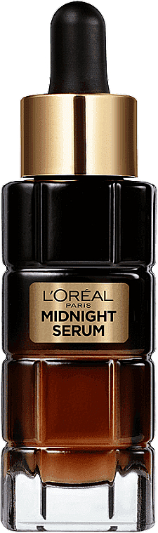 Regenerierendes Anti-Falten Gesichtsserum für die Nacht mit Antioxodanskomplex, Vitamin E und Hyaluronsäure - L'oreal Age Perfect Cell Renew Midnight Serum — Bild N1