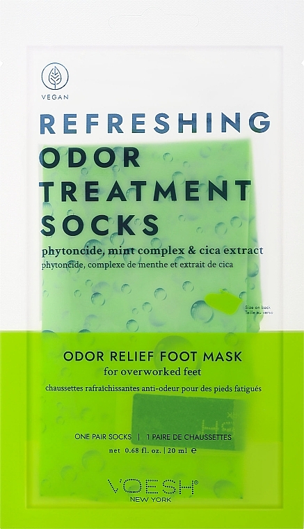 Fußmaske-Socken - Voesh Refreshing Odor Therapy Socks — Bild N1