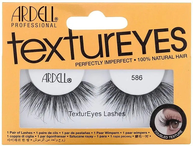 Falsche Wimpern - Ardell TexturEyes 586 False Eyelashes Black — Bild N1