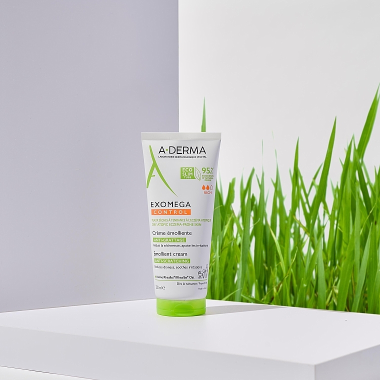 Weichmachende Körpercreme - A-Derma Exomega Control Emollient Cream Anti-Scratching — Bild N4