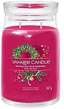 Düfte, Parfümerie und Kosmetik Duftkerze im Glas Sparkling Winterberry Zwei Dochte - Yankee Candle Singnature