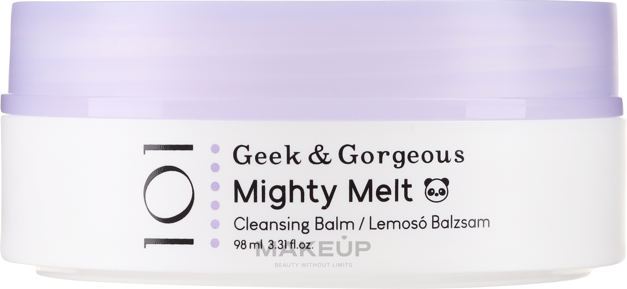 Reinigender Gesichtsbalsam - Geek & Gorgeous Mighty Melt Cleansing Balm — Bild 98 ml