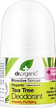 Düfte, Parfümerie und Kosmetik Deodorant mit Teebaumextrakt - Dr. Organic Bioactive Skincare Tea Tree Roll-On Deodorant