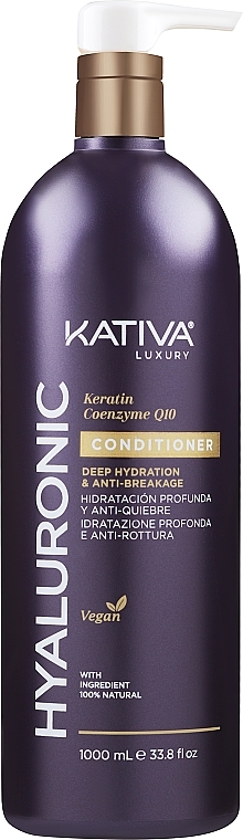 Haarspülung - Kativa Hyaluronic Keratin & Coenzyme Q10 Conditioner — Bild N1