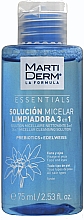 Düfte, Parfümerie und Kosmetik Mizellenwasser für alle Hauttypen mit Edelweiß - MartiDerm Essentials Micellar Solution Cleanser 3in1