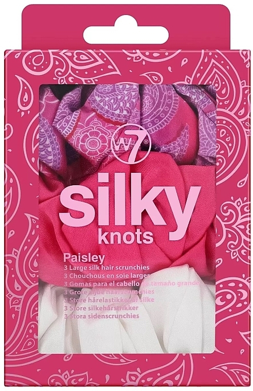 Haargummi-Set 3 St. - W7 Cosmetics Silky Knots Paisley  — Bild N2