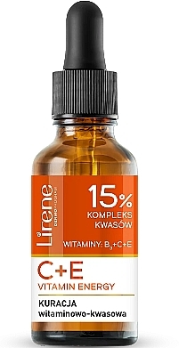 Vitamin-Säure-Komplex für das Gesicht - Lirene C+E Vitamin Energy — Bild N1