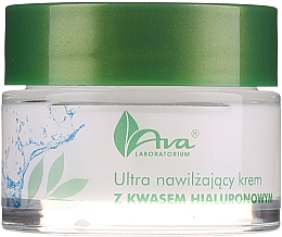 Düfte, Parfümerie und Kosmetik Extra feuchtigkeitsspendende Gesichtscreme mit Hyaluronsäure - AVA Laboratorium Ultra Moisturizing Hyaluronic Cream