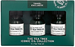 Düfte, Parfümerie und Kosmetik Gesichtspflegeset - The Body Shop Travel Exclusive Tea Tree Oil Collection (Gesichtsöl 3x10ml)