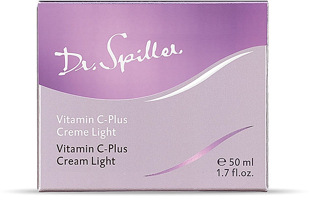 Feuchtigkeitsspendende leichte Anti-Aging Gesichtscreme mit Vitamin C - Dr. Spiller Vitamin C-Plus Cream Light — Bild N2