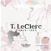 Duftset (edp/50ml + scen/ceramic) - T. LeClerc Iris Blanc  — Bild N1