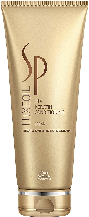 Haarspülung-Creme mit Keratin für schutzbedürftiges Haar - Wella SP Luxe Oil Keratin Conditioning Cream — Bild N1