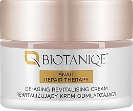 Düfte, Parfümerie und Kosmetik Revitalisierende feuchtigkeitsspendende Gesichtscreme mit Schneckenschleim - Biotaniqe BioActive De-Aging Revitalising Cream 40+