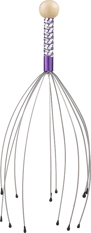 Entspannendes ayurvedisches Kopfmassagegerät violett - Deni Carte — Bild N1
