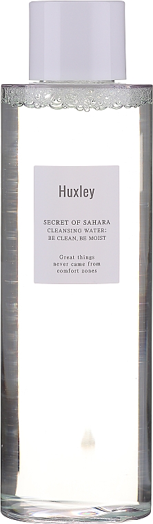 Tief feuchtigkeitsspendendes Gesichtsreinigungswasser mit Kaktusextrakt - Huxley Secret of Sahara Cleansing Water: Be Clean, Be Moist — Bild N1