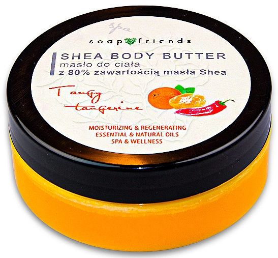 Energiespendende Körperbutter mit 80 % Sheabutter - Soap&Friends Tangy Tangerine — Bild N1