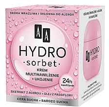 Feuchtigkeits- und Pflegecreme für trockene und sehr trockene Haut mit Acerola - AA Hydro Sorbet Moisturising & Nutrition Cream — Bild N2