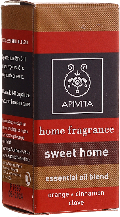 Ölmischung aus Zimt, Nelke und Orange - Apivita Aromatherapy Home Fragrance — Bild N1