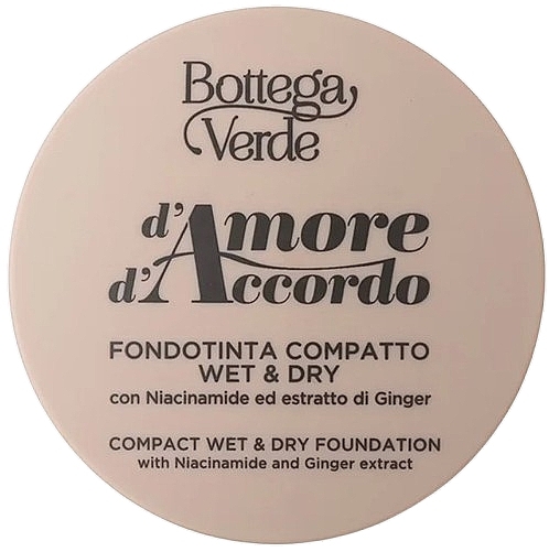 Kompakte Foundation - Bottega Verde D'Amore D'Accordo Compact Wet & Dry Foundation — Bild N1