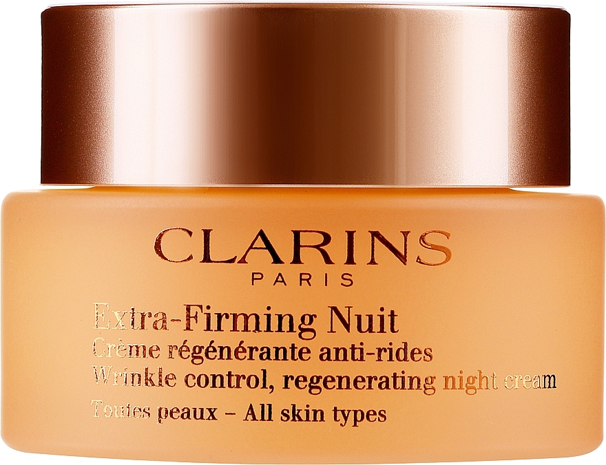 Regenerierende Antifalten Nachtcreme 60+ - Clarins Extra-Firming Night All Skin Types — Bild N2
