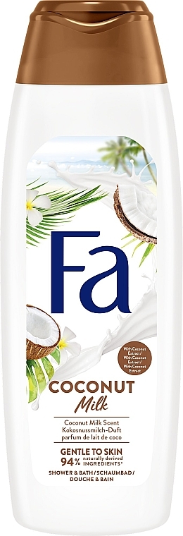 Pflegende und erfrischende Duschcreme mit Kokosmilch - Fa Coconut Milk — Foto N3