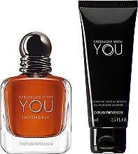 Giorgio Armani Emporio Armani Stronger With You Intensely - Set (Eue de Parfum/50ml + Duschgel/75ml) — Bild N3