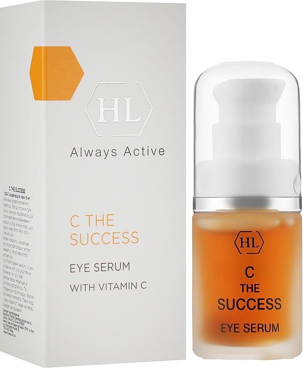 Augenkonturserum mit Vitamin C, Hamamelis- & Kamillen-Extrakt - Holy Land Cosmetics C The Success Eye Serum — Foto N2