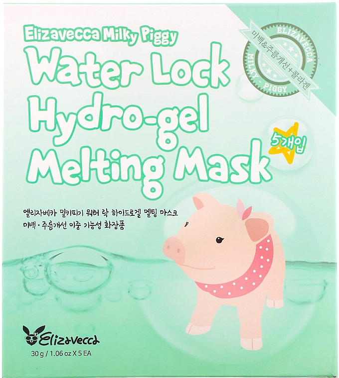 Hydrogel-Gesichtsmaske - Elizavecca Face Care Milky Piggy Water Lock Hydrogel Melting Mask — Bild N2