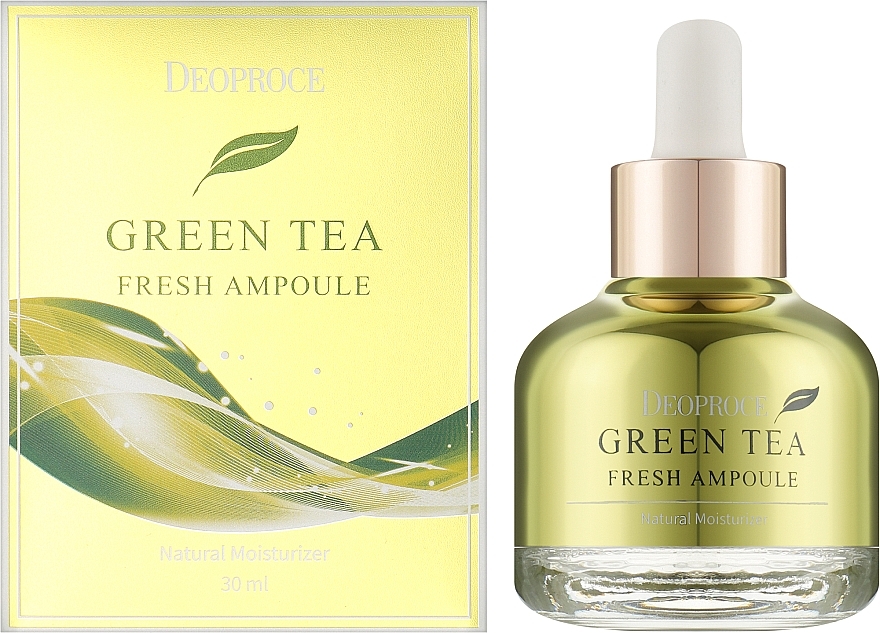 Gesichtsserum mit Grüntee-Extrakt - Deoproce Green Tea Fresh Ampoule — Bild N2