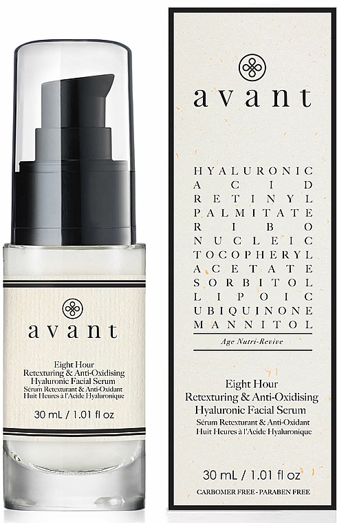 Antioxidatives Gesichtsserum mit Lipon- und Hyaluronsäure - Avant 8 Hour Anti-Oxidising and Retexturing Hyaluronic Facial Serum — Bild N1