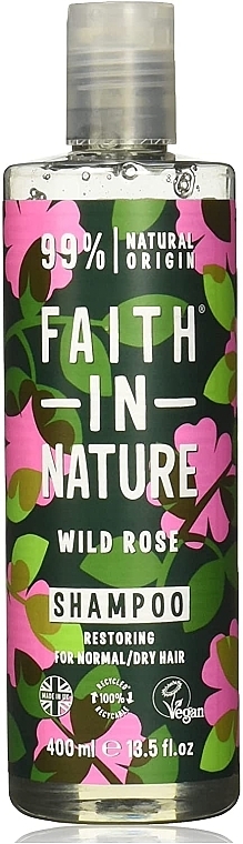 Haarshampoo Hagebutte - Faith in Nature Natural Wild Rose Shampoo — Bild N1