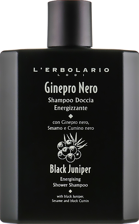 Shampoo-Duschgel Schwarzer Wacholder - L'Erbolario Black Juniper Energising Shower Shampoo — Bild N2